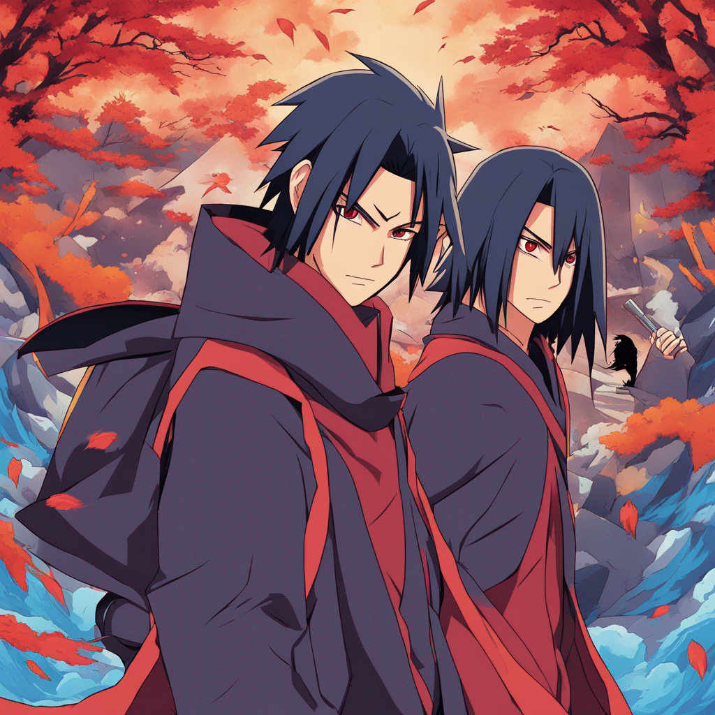 Sasuke Uchiha with his Brother Itachi by overlord257 on DeviantArt