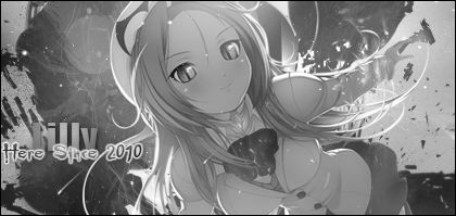 Lilly's Anime Black and White Signature