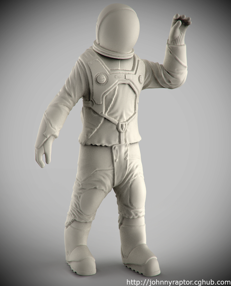 Astronaut for Scott Robertsons Orb Ship Resin Kit