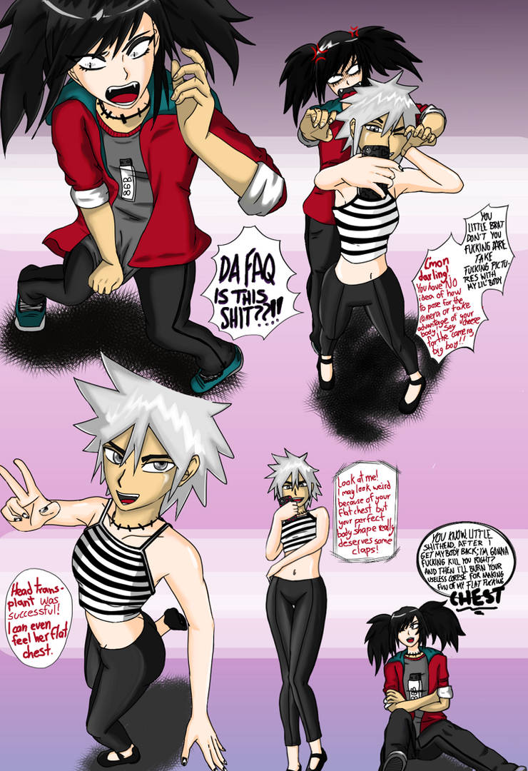 Head swap with flat-chested but cute gurl. by UmbraCallistis on DeviantArt