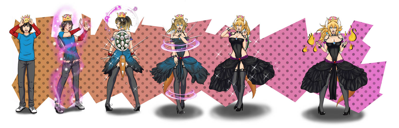 Bowsette Rescate Explore the Best Bowsettetransformation Art | DeviantArt