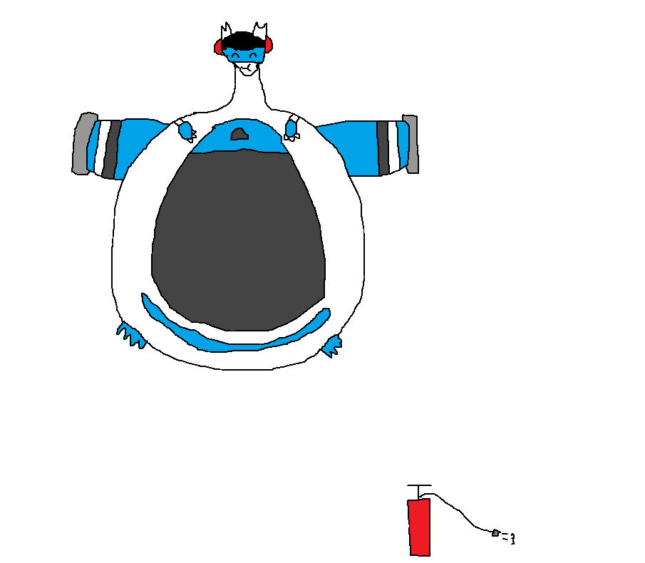 Sebastian Inflatable Chibi Sebastian inflated by PokeChamp9 on DeviantArt