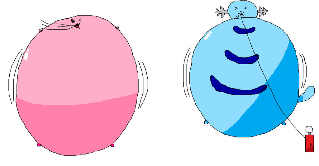 Kirby and Wooper inflation battle by PokeChamp9 on DeviantArt