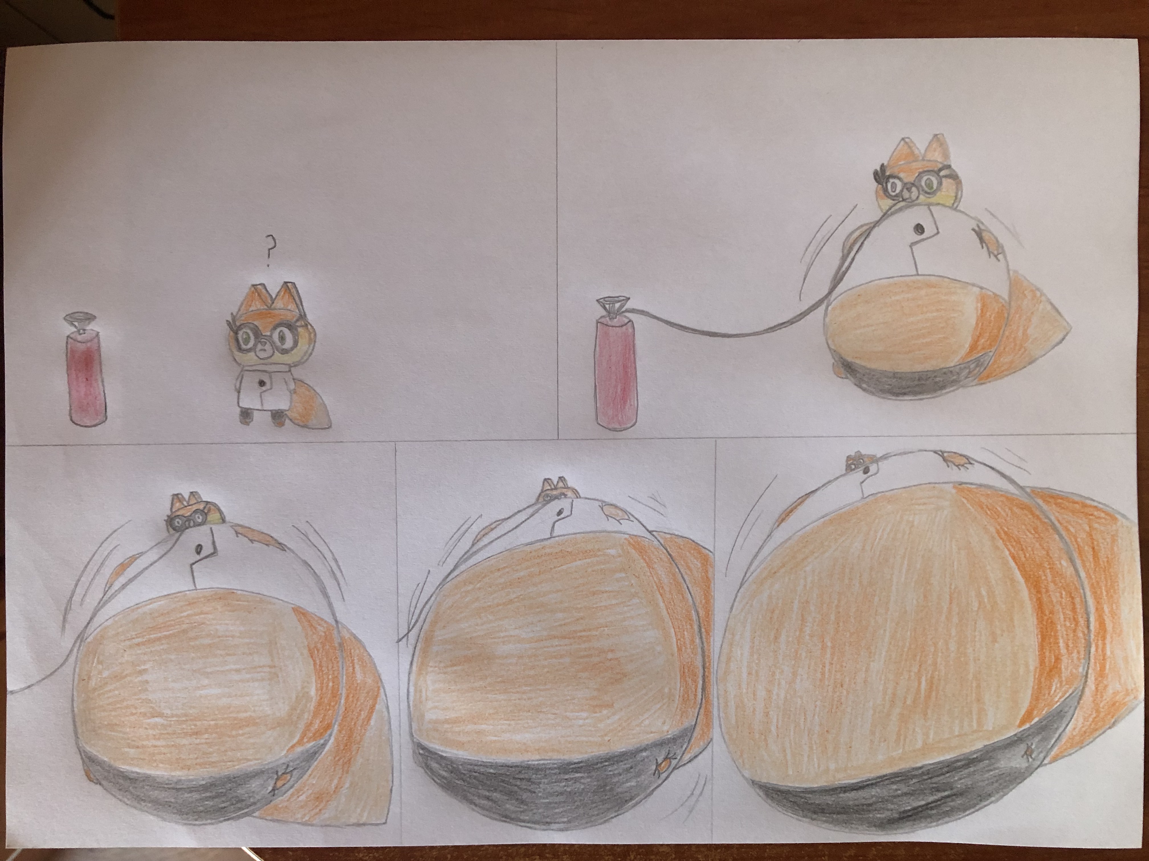 Dr Fox inflated comic by PokeChamp9 on DeviantArt