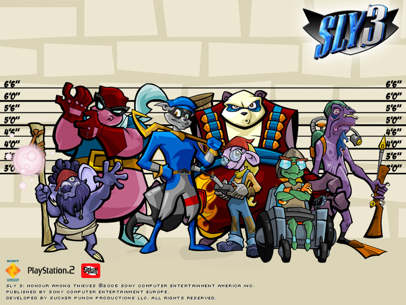 Sly Cooper Art - Sly 3: Honor Among Thieves Art Gallery