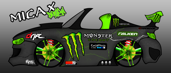 Coche Monster Energy By Micax Xd