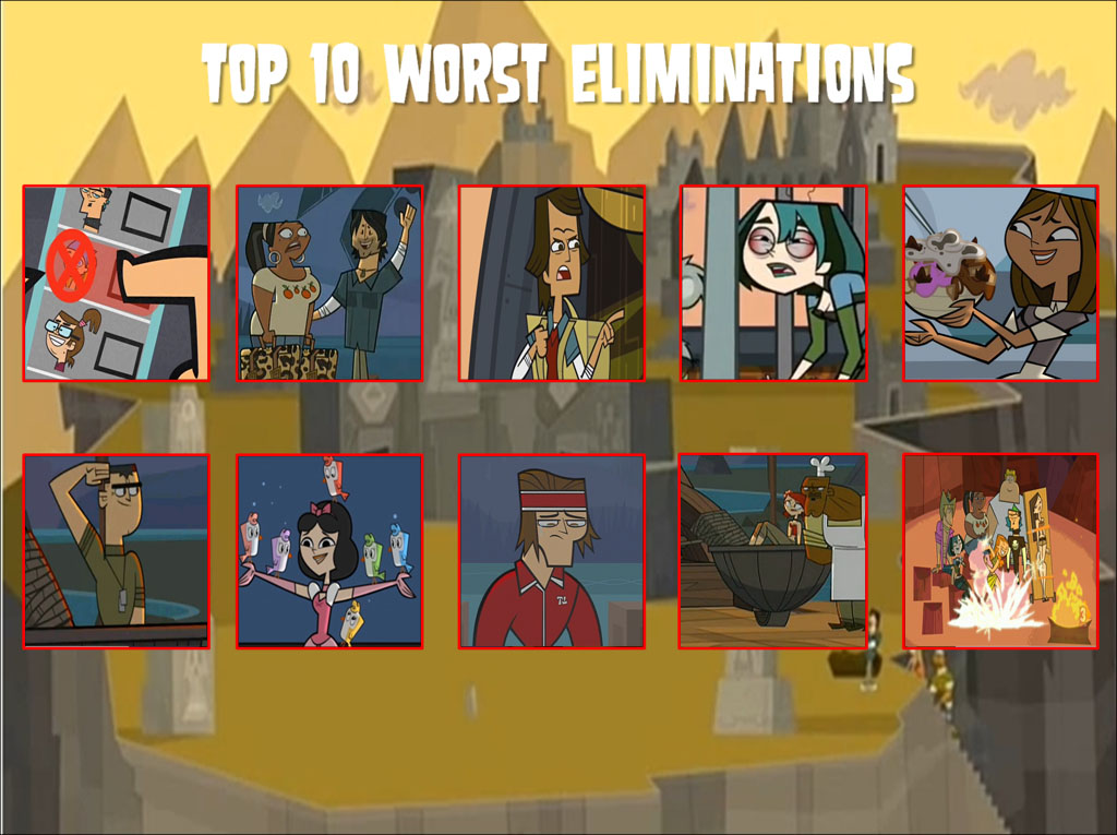 What's your favorite top 10 out of every Total Drama season? : r/Totaldrama