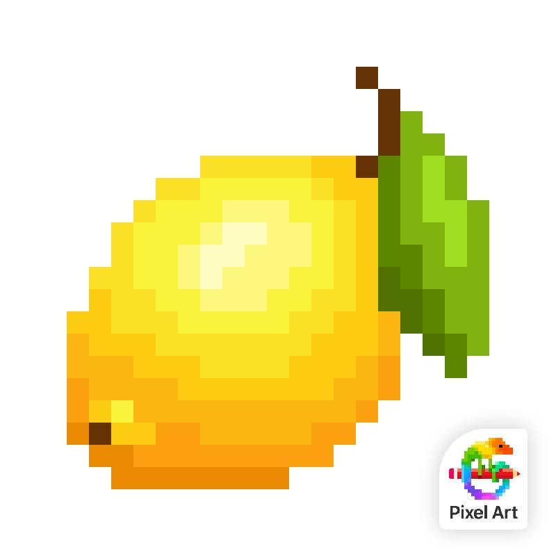 Lemon Yellow Deviantart Lemon Icon Pixel by PixelDonutofCanada91 on DeviantArt