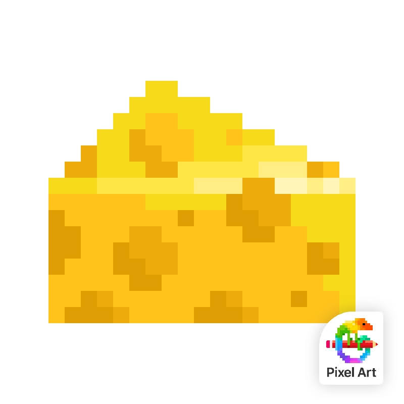 Swiss Cheese Icon Pixel by PixelDonutofCanada91 on DeviantArt