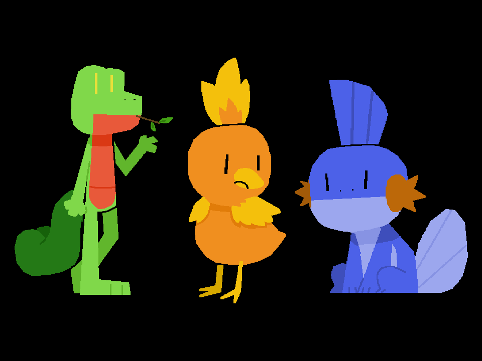 Pokemon Brilliant Diamond, Shining Pearl Starters - Treecko, Torchic, Mudkip