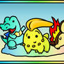 Johto Starters