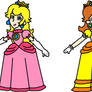 Peach and Daisy 2