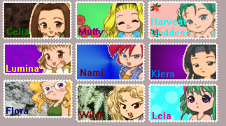 Harvest Moon DS Stamp Collab.