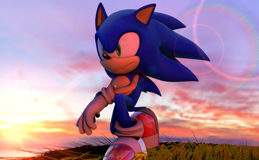 Sonic In The Sun by gabrielgt12 on DeviantArt