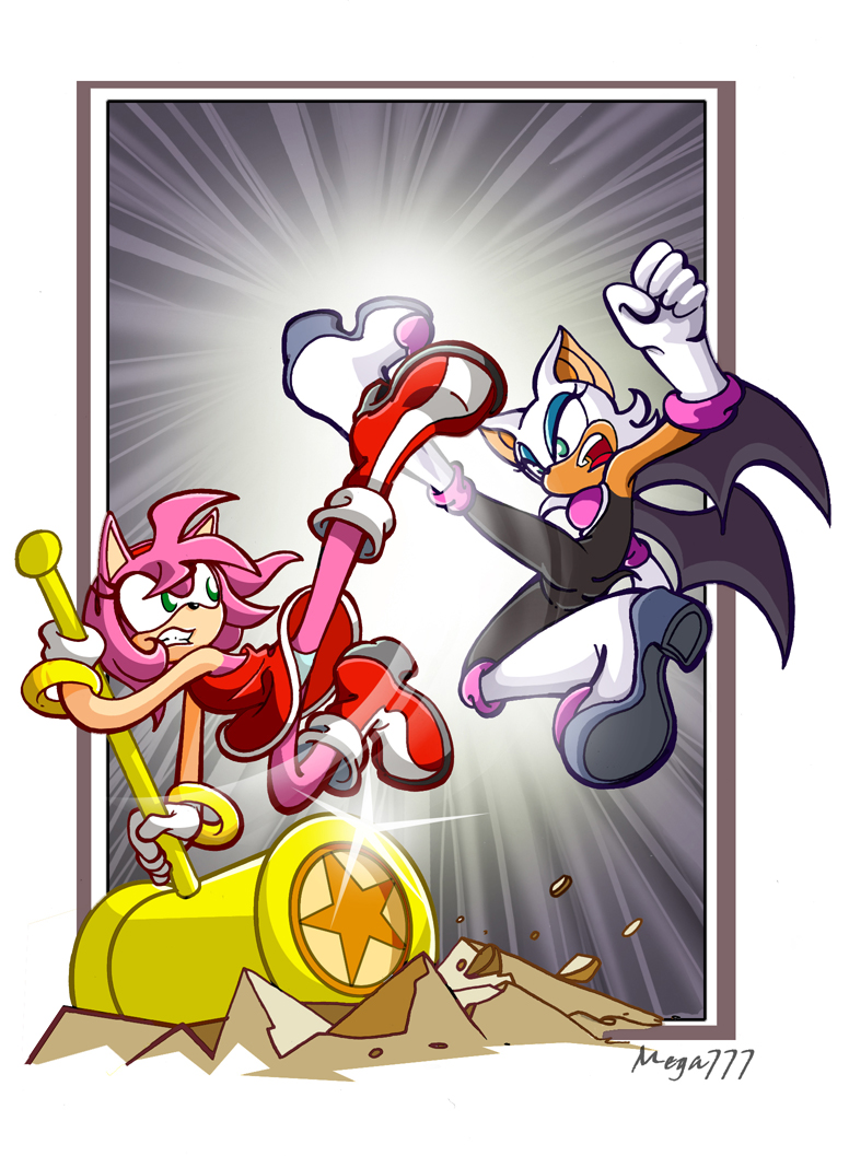 Sonic and Amy VS DeviantArt 