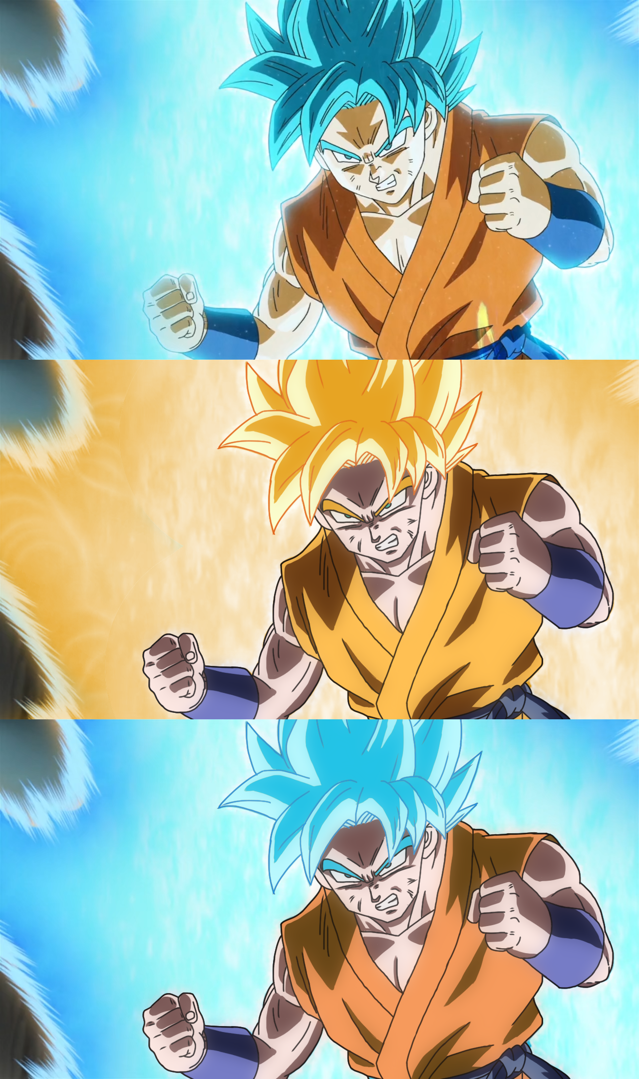 Goku SS Blue - Design Correction by JumpColors on DeviantArt