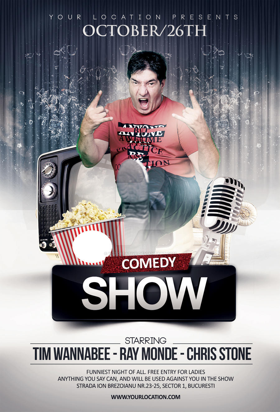 Comedy Night Show - Flyer