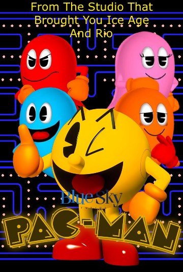 Blue Pac Man Ralph Blue Sky Studio Pac-Man by VilgotEk2 on DeviantArt