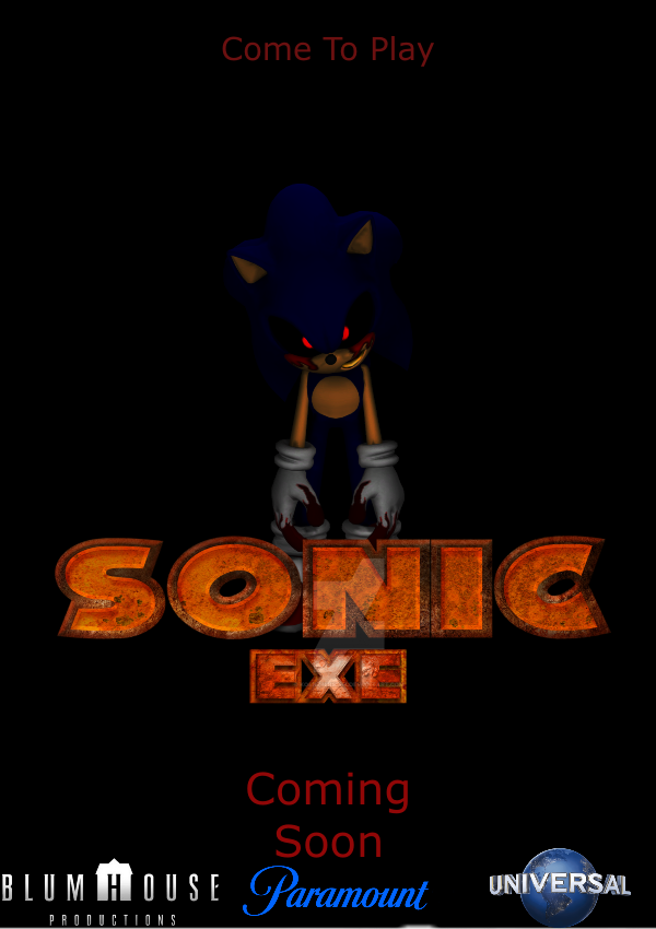 Sonic Exe The Movie Poster by VilgotEk2 on DeviantArt