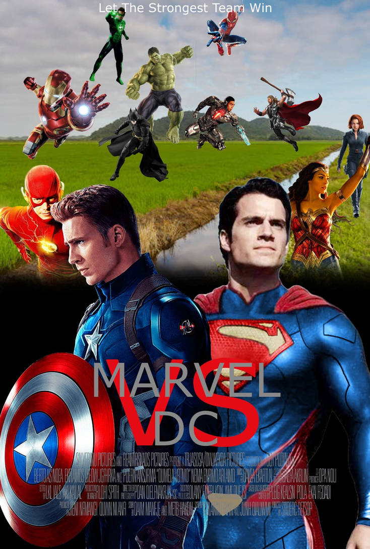 Marvel Vs DC Movie Poster by VilgotEk2 on DeviantArt