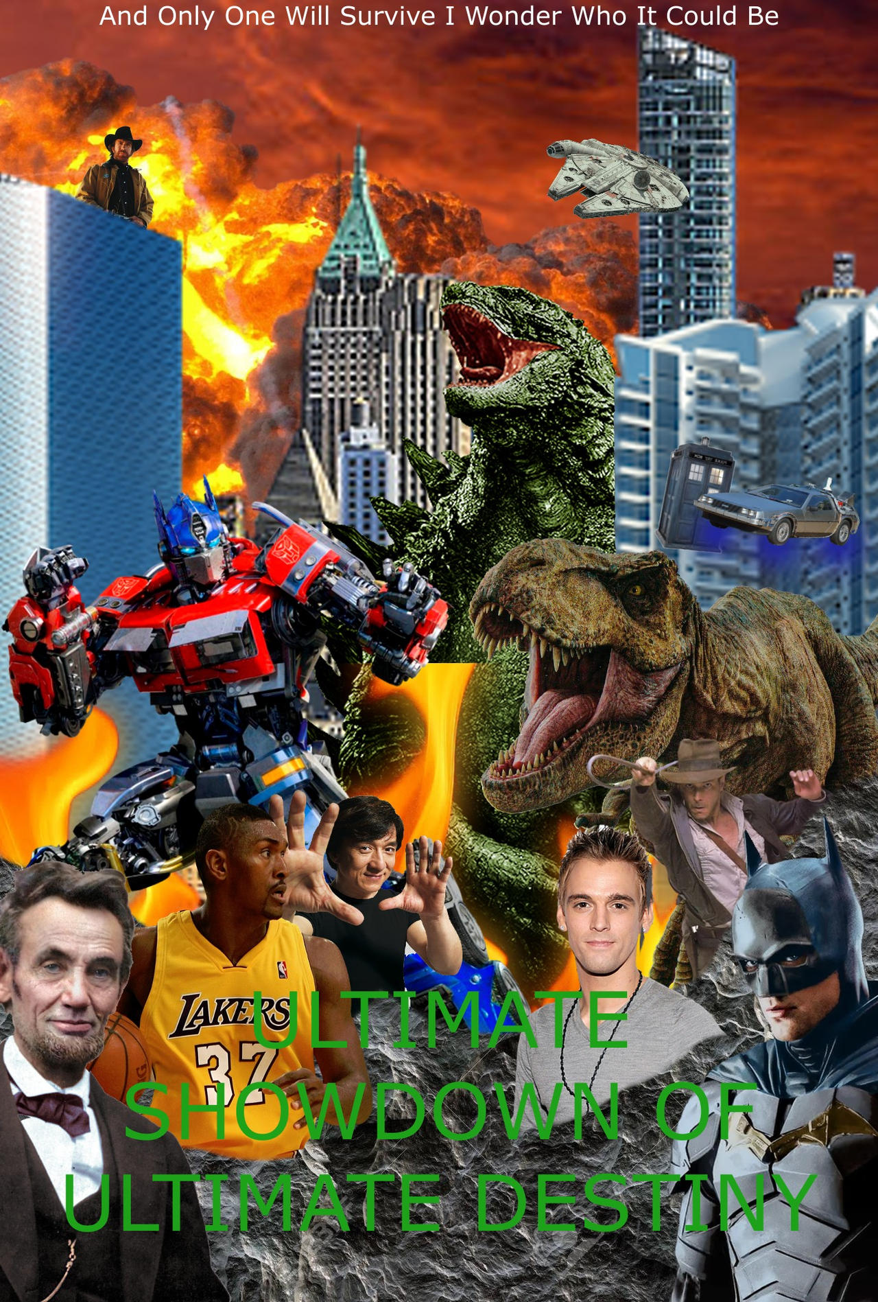 Ultimate Showdown Of Ultimate Destiny Movie Poster by VilgotEk2 on