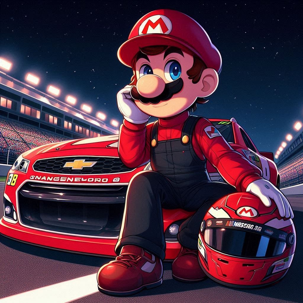 Super Mario Nascar by VilgotEk2 on DeviantArt