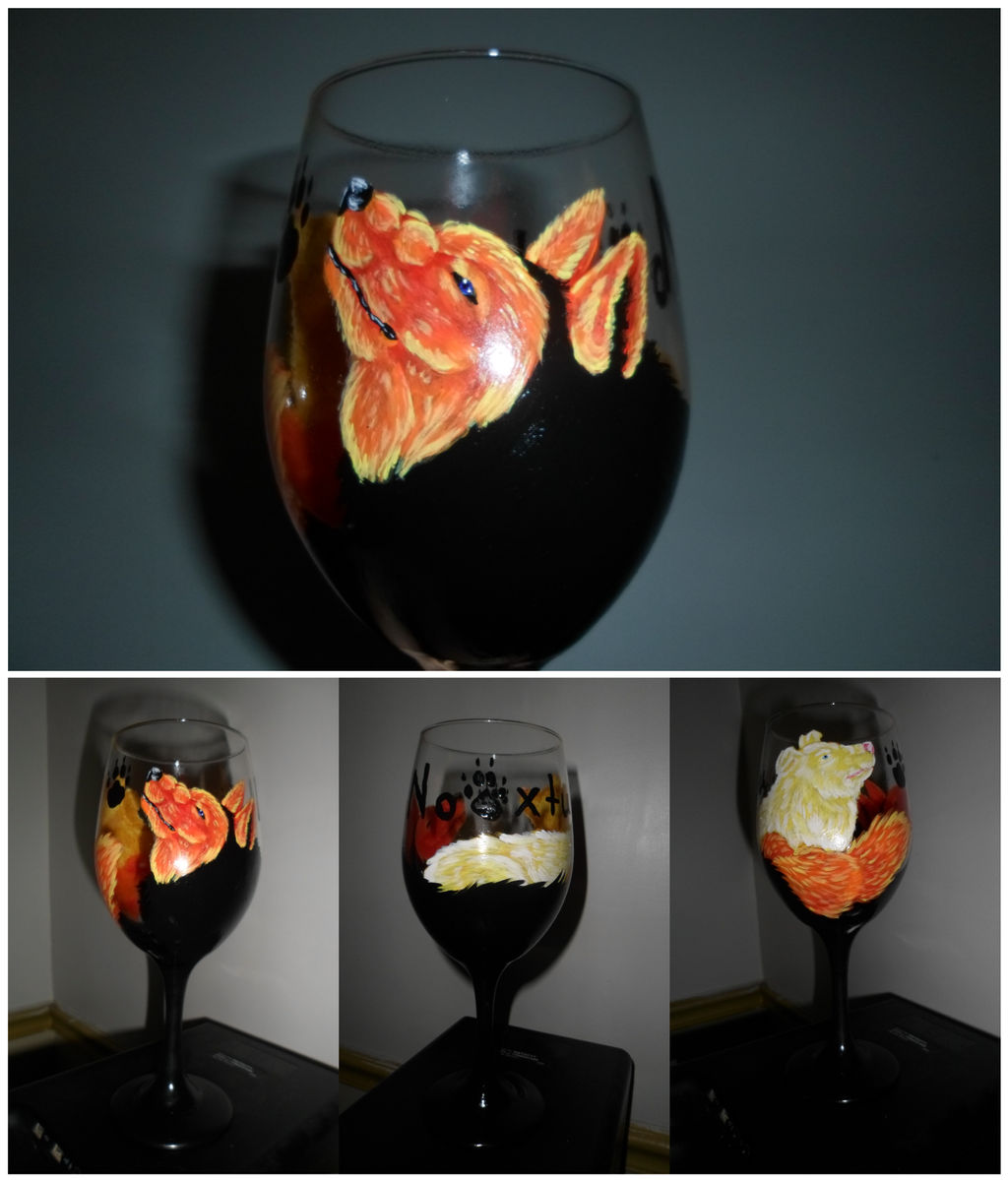 Evin and Crit Wine Glass