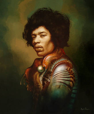 Jimi Hendrix by tamasvegvari