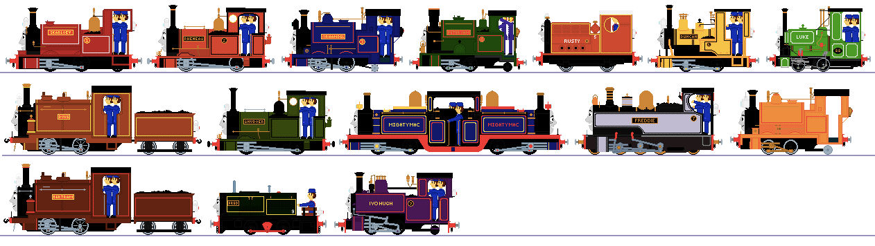 Skarloey Railway Au by the15thE2 on DeviantArt