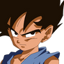 Dragon ball GT kid goku(traced from image)