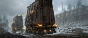 Garbage trucks