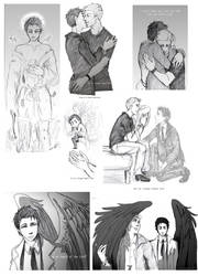 Dean x Castiel dump part 2 -SPN-