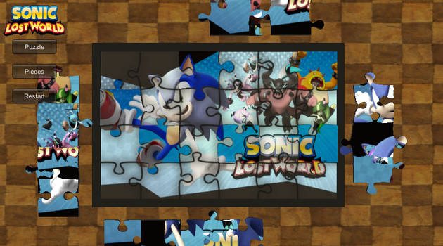 Sonic Lost World Puzzle Game