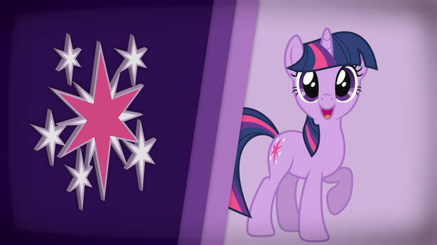 Striped Wallpaper - Twilight Sparkle