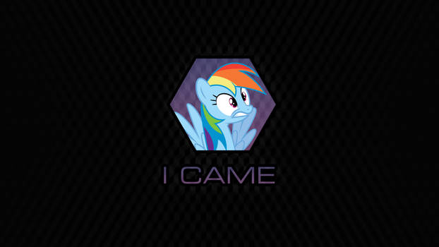 Wallpaper: Rainbow Dash - I came