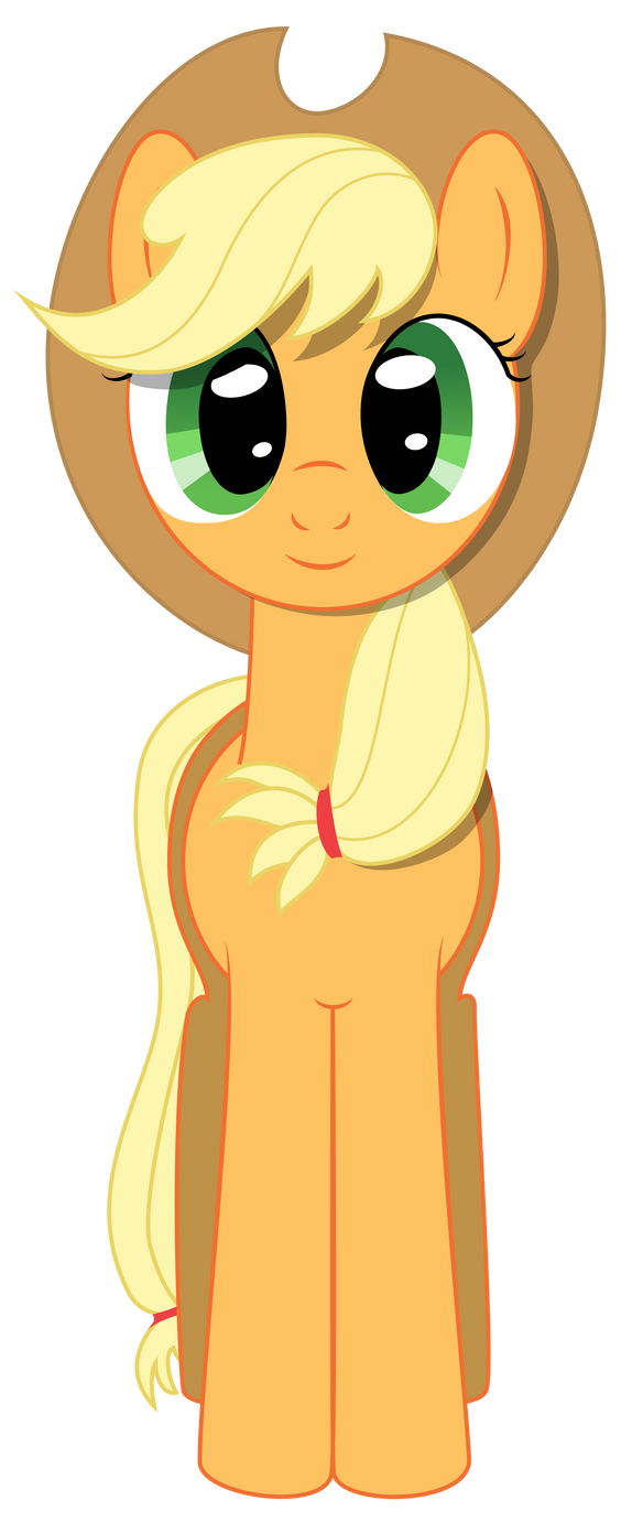 Applejack Front Applejack front by mfg637 on DeviantArt