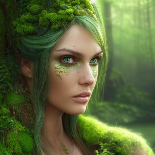 Beautiful-dryad-woman-green-skinned-018