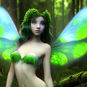 Teenage-fairy-girl-wings-green-moss-p 063