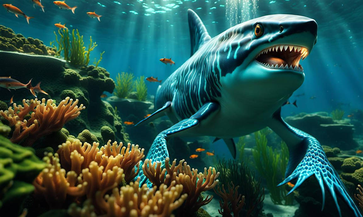 HD mutated Shark, with amphibian arms by JackyTorum on DeviantArt