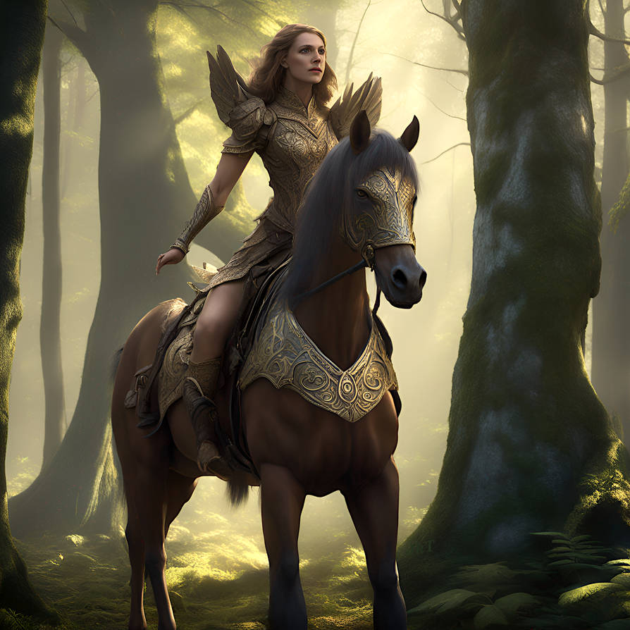 Woman Rider Shf woman rider in forest JkT 001 Du by JackyTorum on DeviantArt