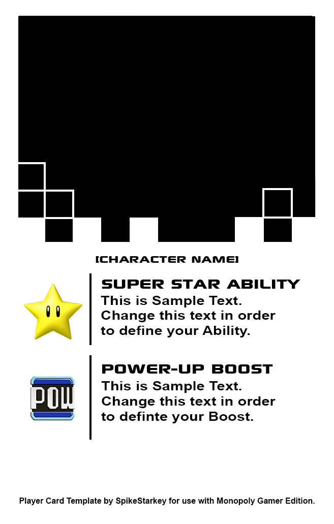 Character Card Template Front by MsIpCiHkAeEL on DeviantArt