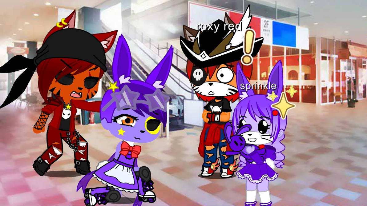 If my OC's meet my fnaf security breach oc's by rubystarthehumancat0 on ...
