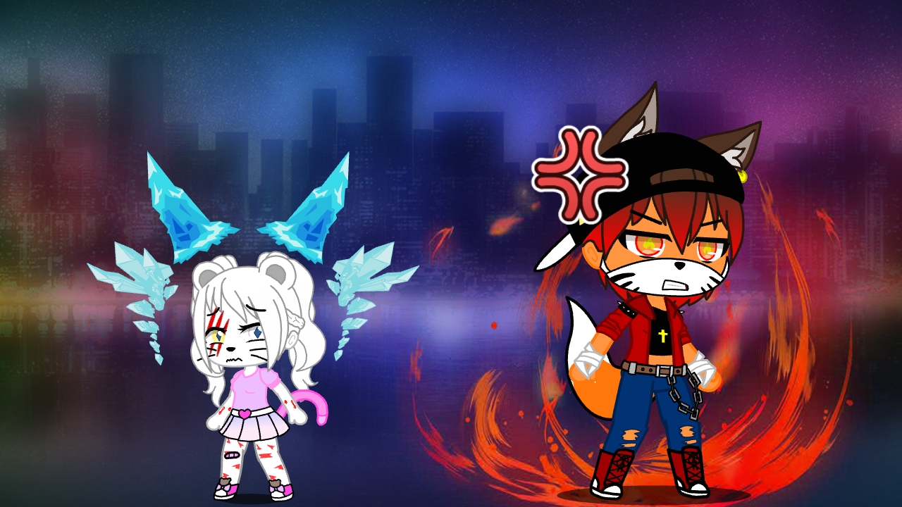 Roxy Mouse Roxy the fox and abby the mouse fire and ice by rubystarthehumancat0 on ...