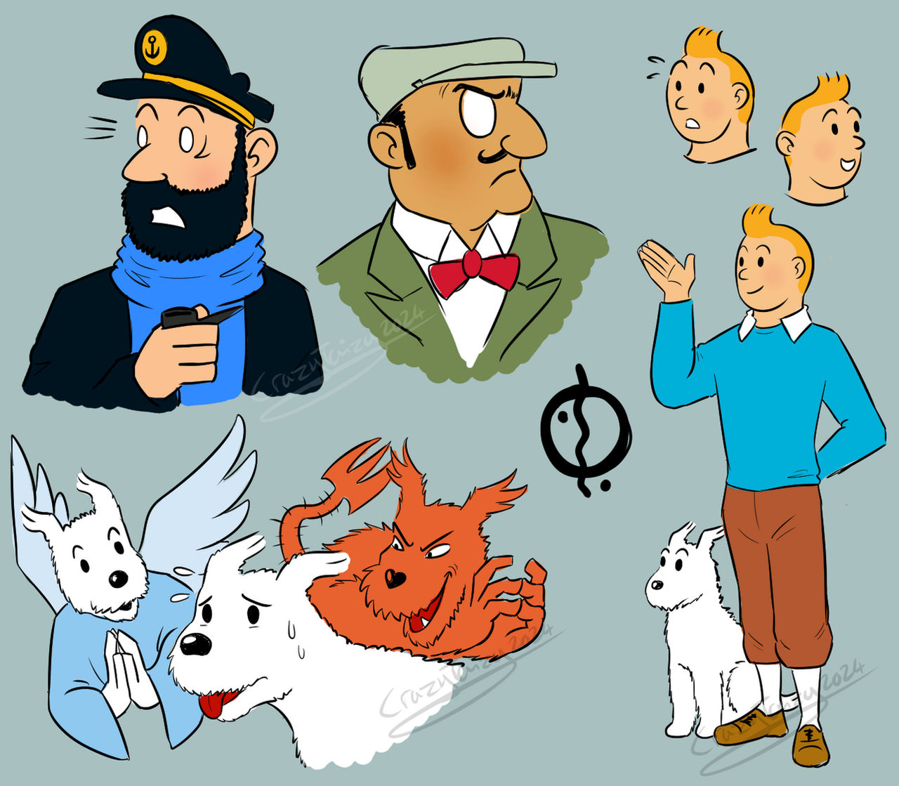 Tintin Deviantart Fantober 4 - Tintin by CrazyTaizy on DeviantArt