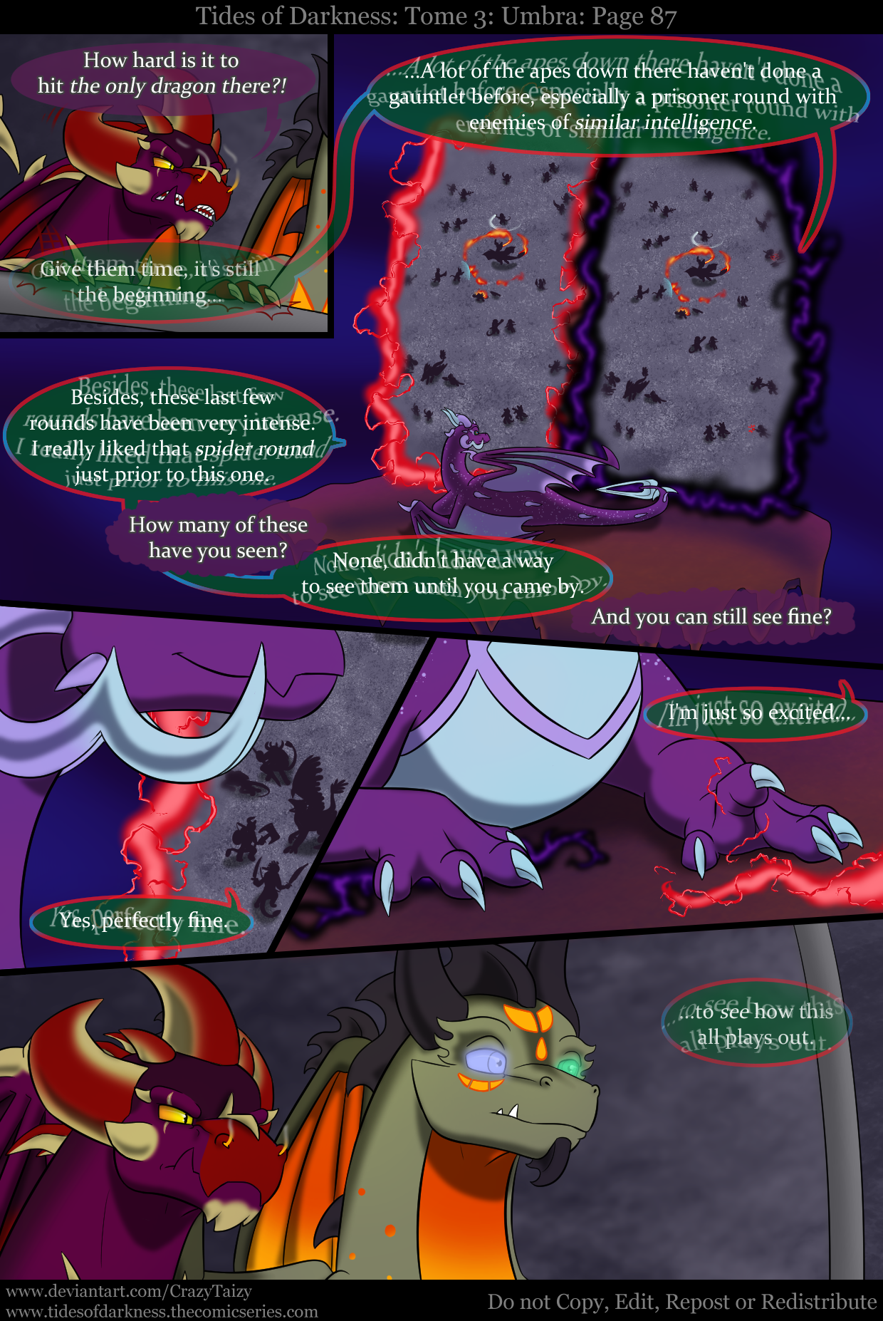 Teidees Deviantart Tides of Darkness: Umbra Page 87 by CrazyTaizy on DeviantArt