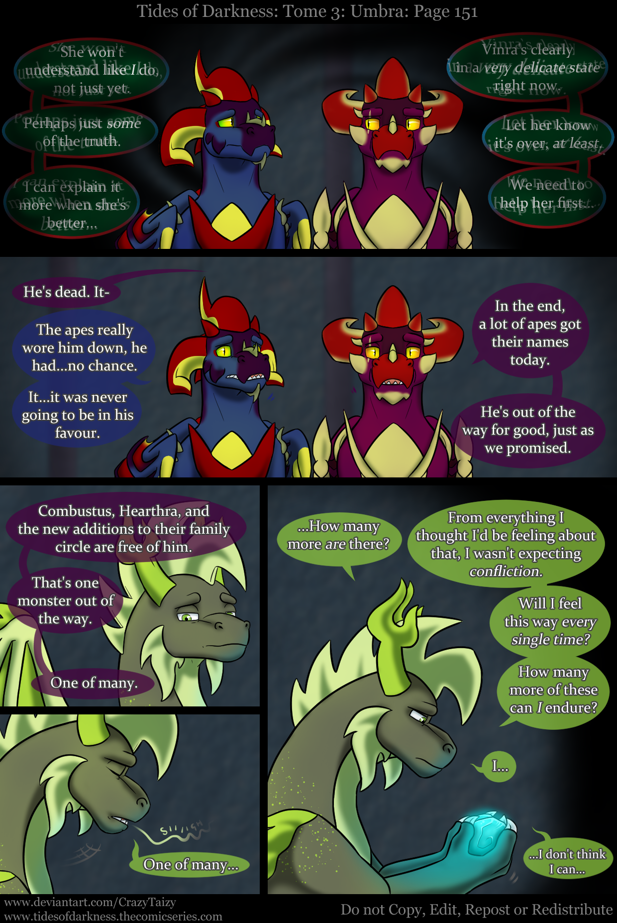 Teidees Deviantart Tides of Darkness: Umbra Page 151 by CrazyTaizy on DeviantArt