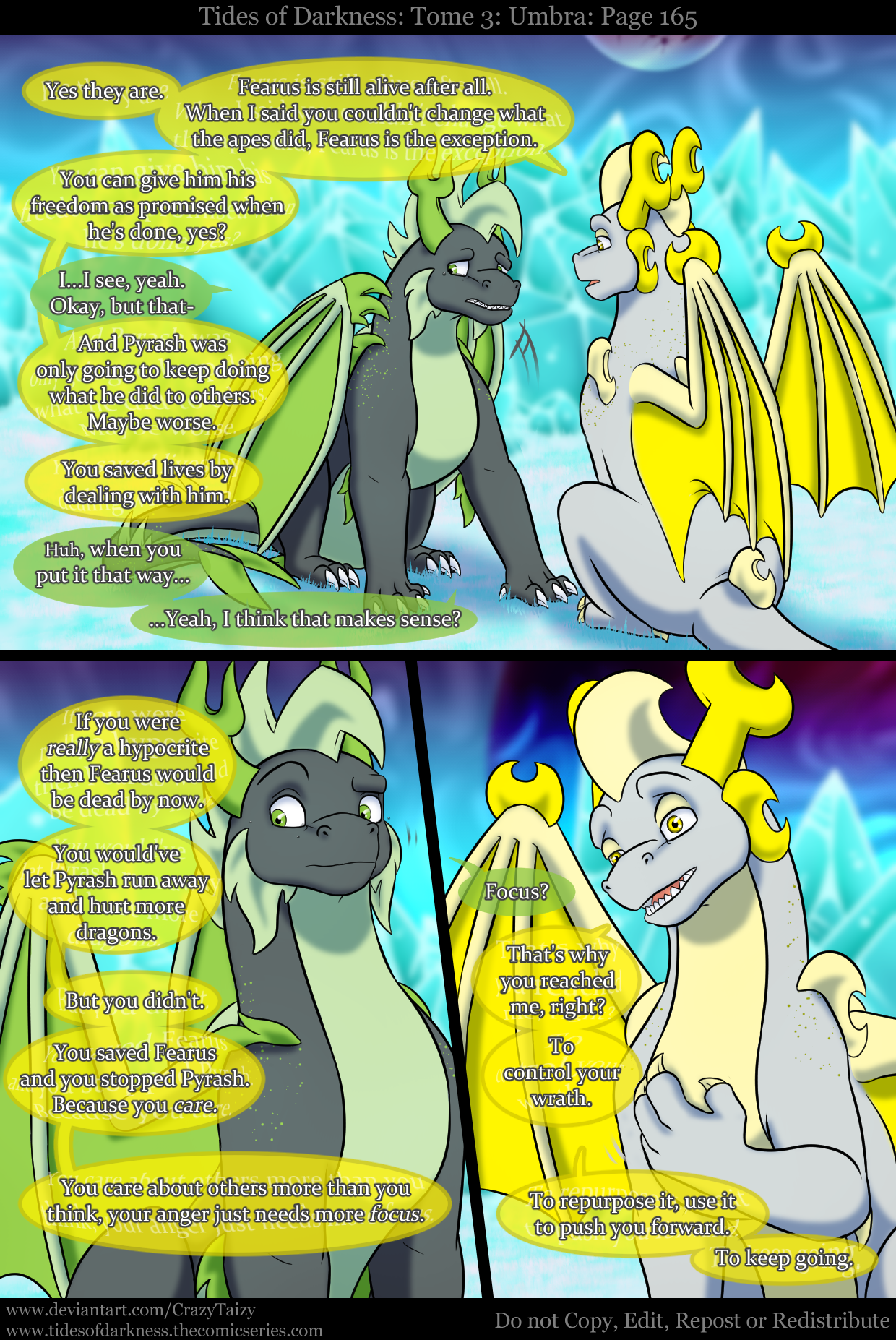 Teidees Deviantart Tides of Darkness: Umbra Page 165 by CrazyTaizy on DeviantArt