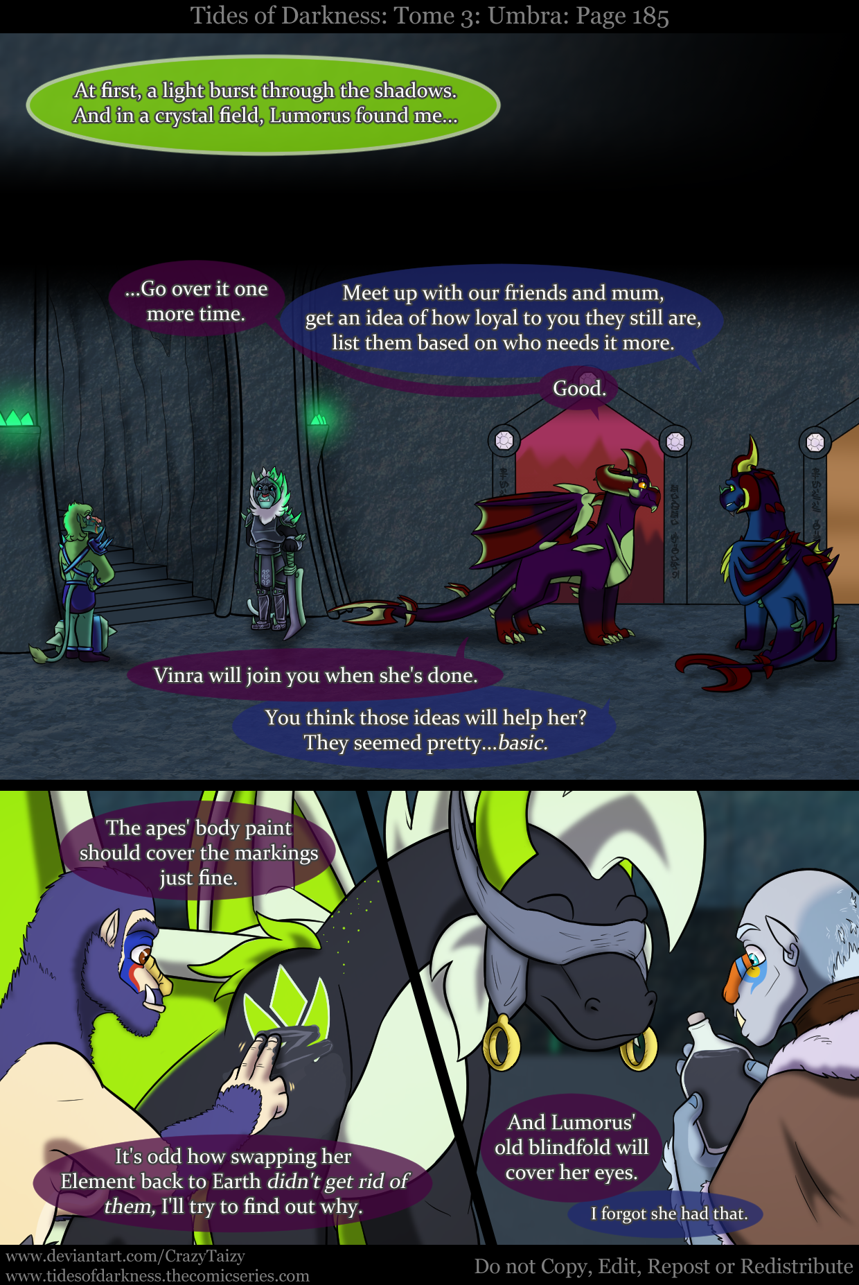 Teidees Deviantart Tides of Darkness: Umbra Page 185 by CrazyTaizy on DeviantArt