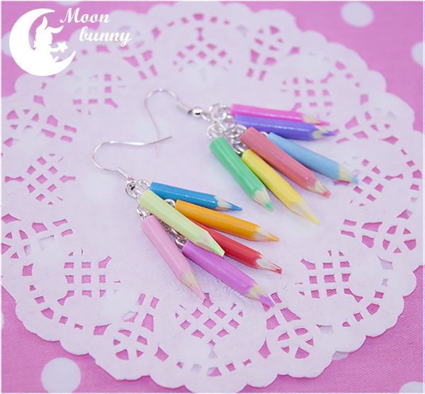 Pencil box Earrings