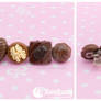 Favorite chocolate Hair clip